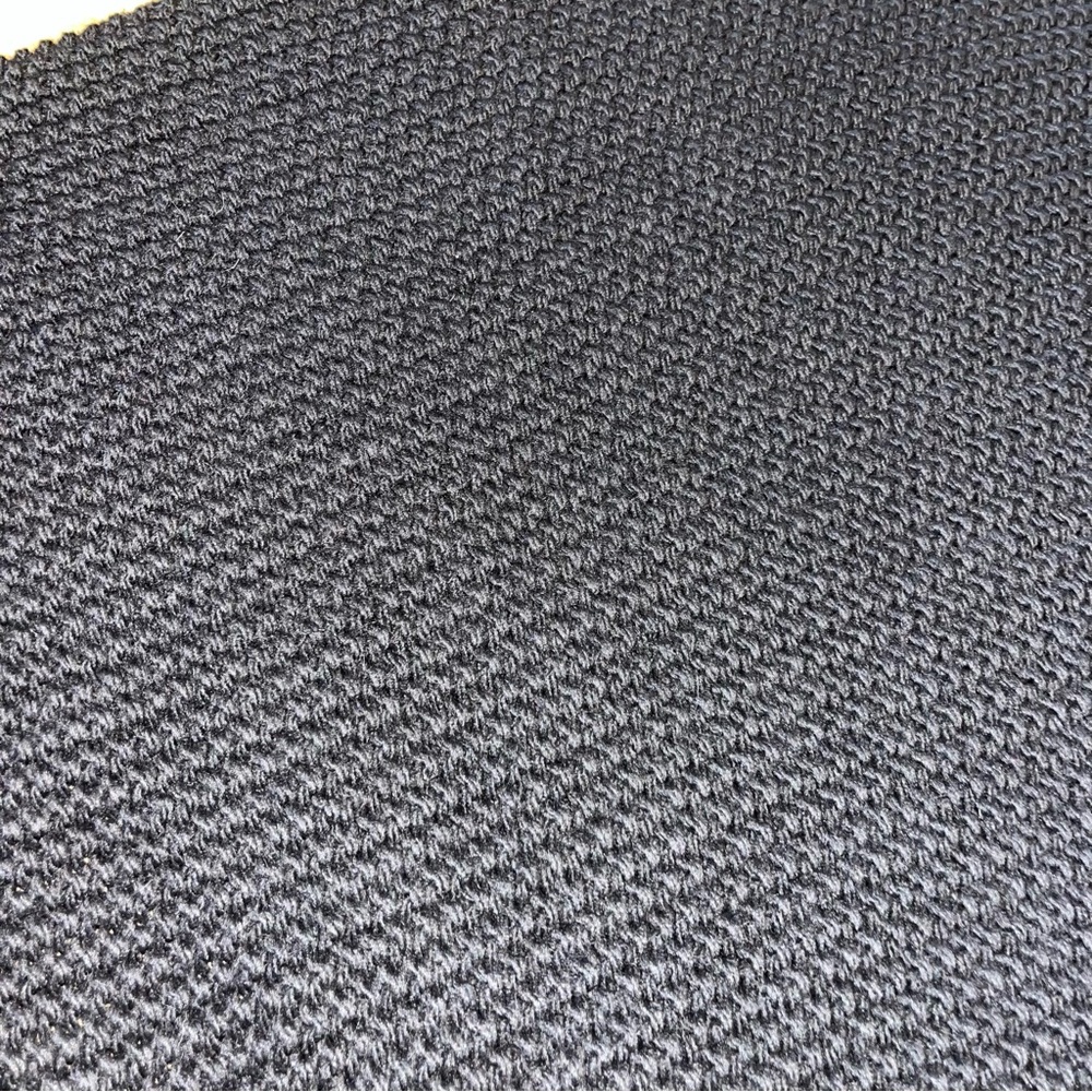 Cocogió Asymmetrical Black Knit Shawl Poncho Wool blend one size - Picture 2 of 5